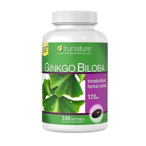 Viên Uống Bổ Não Trunature Ginkgo Biloba 120mg - Hỗ Trợ Tăng Cường Trí Nhớ, Cải Thiện Tuần Hoàn Máu, 340 Viên Mỹ