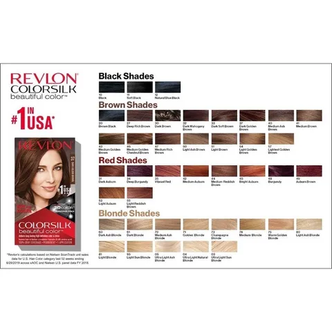 [Bản Mỹ] Thuốc Nhuộm tóc 3D Revlon Colorsilk beautiful -USA