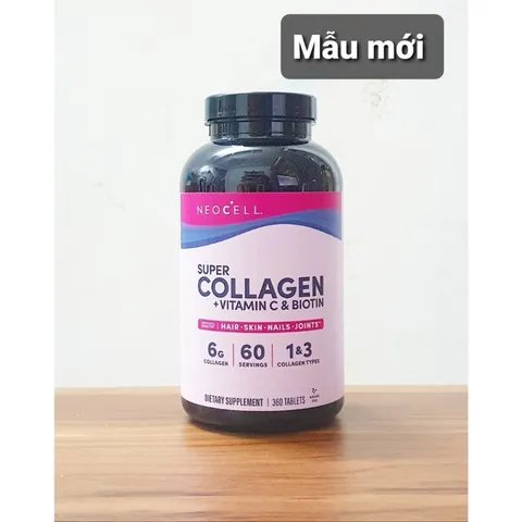 Viên / nước NEOCELL SUPER COLLAGEN + C + BIOTIN 360v