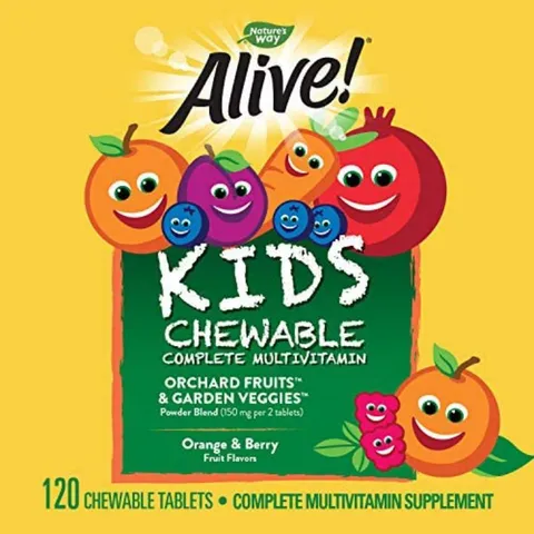 Kẹo nhai Bổ Sung Vitamin Tổng Hợp cho BÉ YÊU - ALIVE ! Multivitamin 120v