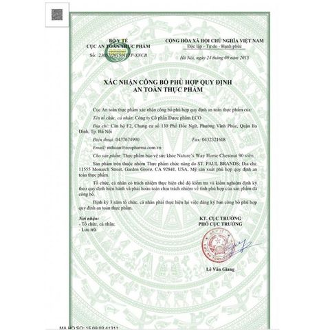 Viên uống hỗ trợ suy giãn tĩnh mạch chân Horse Chestnut 300mg - Tăng cường lưu thông máu, 100 viên nang chay Puritan's Pride