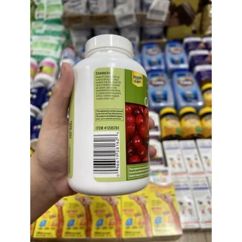 Viên uống Trunature Cranberry 650mg hỗ trợ viêm đường tiết niệu - 140 viên nâng cao sức khỏe và miễn dịch người lớn