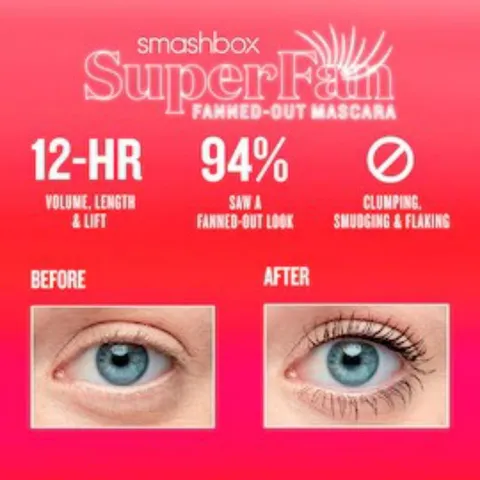 [Hàng Mỹ] Chuốt mi Mascara Smashbox Super Fan Minisize 5ml