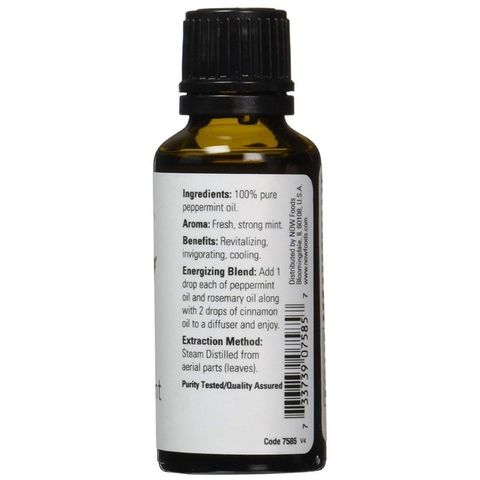 [Date 8/24] Tinh Dầu Bạc Hà Now Essential Oils Peppermint 30ml
