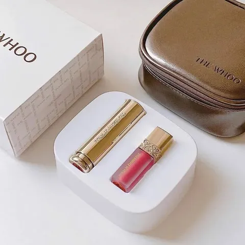Set 2 son Whoo glow lip balm pink