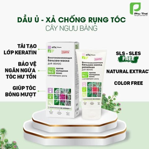 Dầu Gội Chống Rụng Tóc & Kích Mọc Tóc Elfa Pharm 200ml - Sản Phẩm Từ Ba Lan, Giúp Tóc Khỏe Mạnh & Bảo Vệ Da Đầu