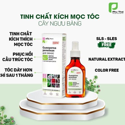 Dầu Gội Chống Rụng Tóc & Kích Mọc Tóc Elfa Pharm 200ml - Sản Phẩm Từ Ba Lan, Giúp Tóc Khỏe Mạnh & Bảo Vệ Da Đầu
