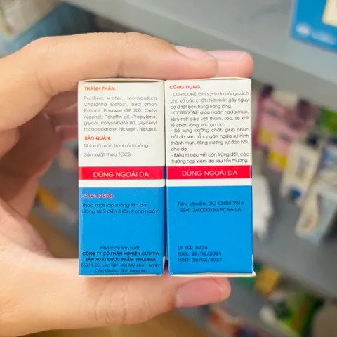 CORTIXONE Bôi Ngứa và Sẹo - Chăm Sóc Da Tự Nhiên Không Chứa Corticoid, Giảm Ngứa, Mờ Thâm, Ngăn Ngừa Mụn