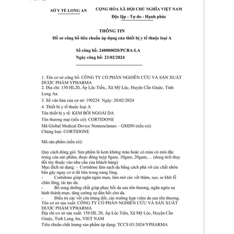 CORTIXONE Bôi Ngứa và Sẹo - Chăm Sóc Da Tự Nhiên Không Chứa Corticoid, Giảm Ngứa, Mờ Thâm, Ngăn Ngừa Mụn