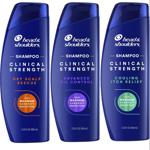 Dầu Gội Head & Shoulders Clinical Strength 400ml - Loại Bỏ Gàu & Nấm, Dưỡng Ẩm Da Đầu, Giảm Ngứa, Thương Hiệu Mỹ