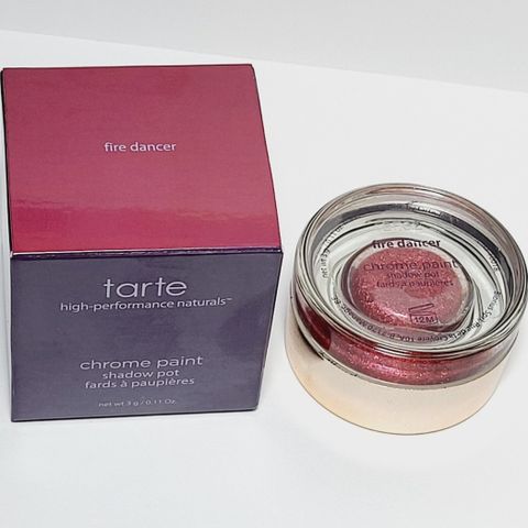 Nhũ Mắt Tarte Chrome Paint Shadow Pot 3g - Phấn Trang Điểm Lấp Lánh, Dễ Dàng Tán, Bám Màu Bền, Hiệu Ứng Gương Rực Rỡ
