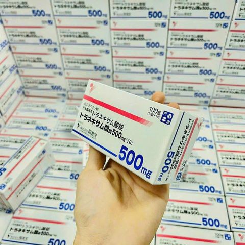 Viên uống trắng da giảm nám Transamin 500mg Nhật Bản - Chăm sóc da tự nhiên, làm sáng da và giảm nám hiệu quả - Hộp 100 viên
