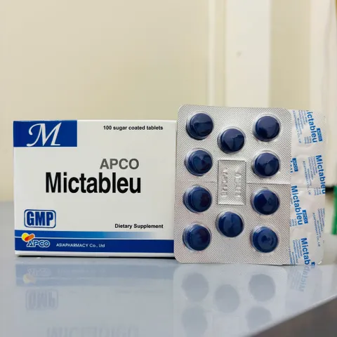 Viên Tiểu Xanh MICTABLEU - Hỗ Trợ Thanh Nhiệt, Lợi Tiểu, Giảm Tiểu Gắt, Chăm Sóc Sức Khỏe Đường Tiết Niệu 100 Viên