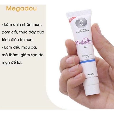 Gel Dưỡng Megaduo & Megaduo Plus 15g - Giảm Mụn, Mờ Thâm, Làm Sáng Da - Sản phẩm Chăm Sóc Da Thiên Nhiên Chất Lượng Cao