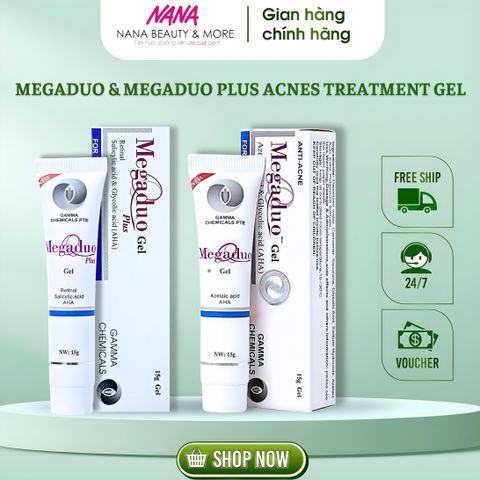 Gel Dưỡng Megaduo & Megaduo Plus 15g - Giảm Mụn, Mờ Thâm, Làm Sáng Da - Sản phẩm Chăm Sóc Da Thiên Nhiên Chất Lượng Cao