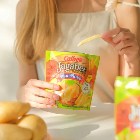 Bánh Snack Khoai Tây Jagabee Truyền Thống 100% Tự Nhiên - Giòn Rụm Ngon Miệng Hương Vị Nhật Bản, Snack Ăn Vặt Tuyệt Hảo
