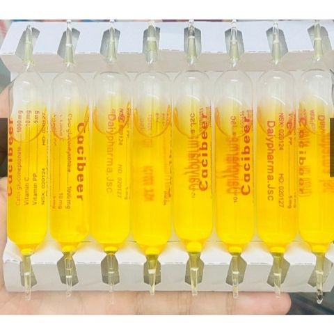 Cacibear - Canxi hàm lượng cao hỗ trợ chắc khỏe xương - 20 ống nhựa