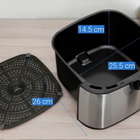 Nồi Chiên Không Dầu 9L SUNHOUSE SHD4035 - Công Nghệ Rapid Air Giảm 80% Mỡ Thừa, Dùng An Toàn và Tiện Lợi