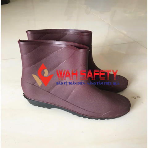 Ủng Lội Nước Ngắn Chống Thấm Hoa San - Giày Sục PVC Chất Lượng Cao, Nữ Size 36-43, Thương Hiệu Việt Nam