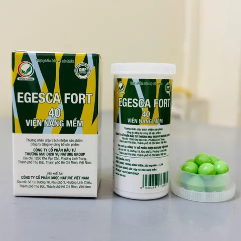Viên ho tinh dầu Egesca Fort 40 viên - Giảm ho, long đờm, giảm đau họng cho trẻ em và người lớn - Hỗ trợ sức khỏe hô hấp tự nhiên