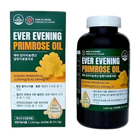 Viên uống tinh dầu hoa anh thảo Hàn Quốc Ever Evening Primrose Oil 365 viên - Hỗ trợ cân bằng nội tiết, làm đẹp da, sức khỏe nữ giới
