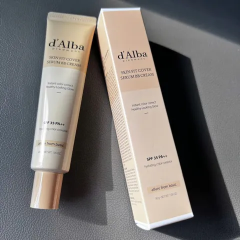 Kem Trang Điểm D'alba Serum BB Cream 30g - Che Khuyết Điểm Tự Nhiên, Chống Nắng SPF 30, Dưỡng Ẩm, Làn Da Mịn Màng