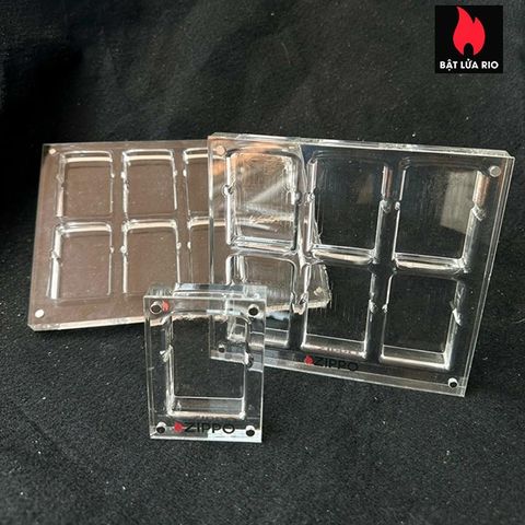 Khay Mica 12 Ô Bảo Quản và Trưng Bày Zippo - Dụng Cụ Sưu Tầm Cao Cấp, Thiết Kế Sang Trọng, Hút Nam Châm, Chất Liệu Nhập Khẩu
