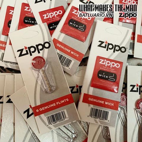 Bấc (Tim) Zippo Chính Hãng 2425 - Sản Phẩm Mỹ Chuyên Dùng Cho Zippo, Hiệu Quả Chống Gió Tốt, Phụ Kiện Tiện Ích 100mm