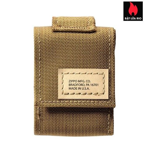 Túi Chiến Thuật Zippo Coyote 48401 - Túi Đựng Bật Lửa Chống Gió Hai Mặt, Chất Liệu Nylon Bền, Sản Xuất Tại Mỹ