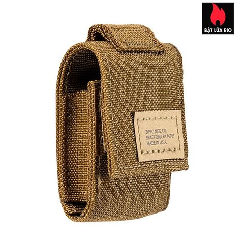 Túi Chiến Thuật Zippo Coyote 48401 - Túi Đựng Bật Lửa Chống Gió Hai Mặt, Chất Liệu Nylon Bền, Sản Xuất Tại Mỹ