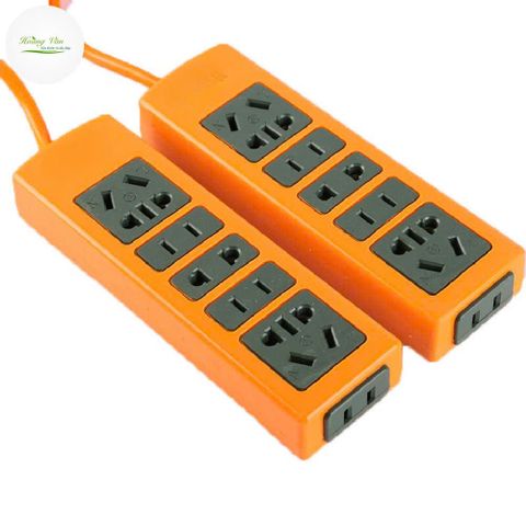 Ổ Điện 8 Lỗ Màu Cam 3m Chuẩn GB2099 - An Toàn, Tiện Lợi Dùng Cho Gia Đình, Văn Phòng, Thiết Bị Điện Năng Cao Cấp