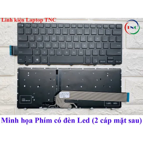 Bàn phím Laptop Dell 5447 5448 5442 5445 Backlit có đèn LED / Không Led Dell Inspiron 14 5000 series PHỤ KIỆN LAPTOP