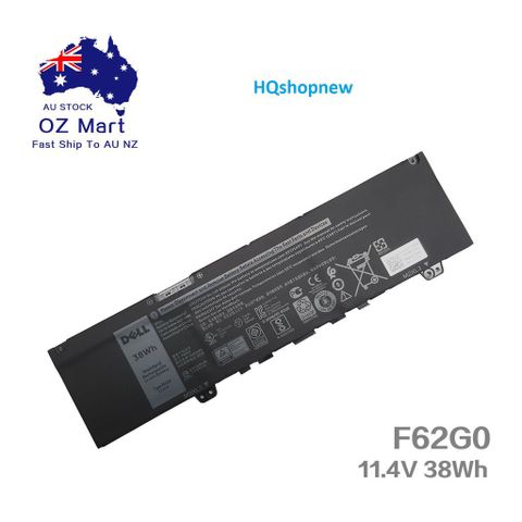 Pin Laptop Dell Inspiron 7373 7370 7380 7386 5370 Chính Hãng F62G0 - Pin Dự Phòng Đen, Bảo Hành 100% - Phụ Kiện Máy Tính Chất Lượng Cao