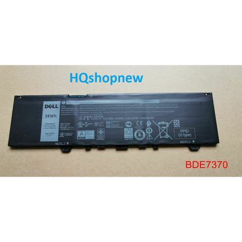Pin Laptop Dell Inspiron 7373 7370 7380 7386 5370 Chính Hãng F62G0 - Pin Dự Phòng Đen, Bảo Hành 100% - Phụ Kiện Máy Tính Chất Lượng Cao