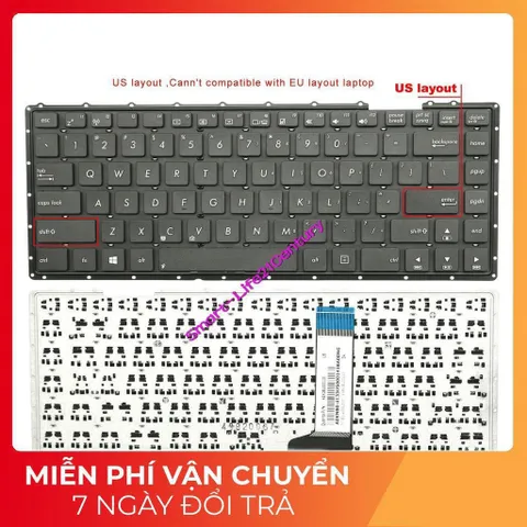 Bàn phím laptop Asus X453 X453M X453MA X453S X453SA PHỤ KIỆN LAPTOP
