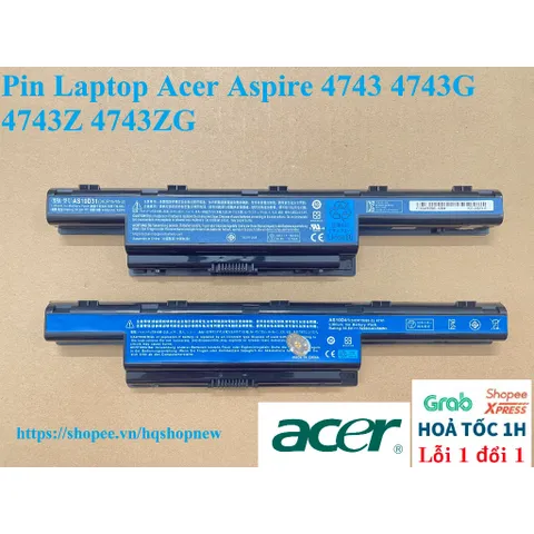 [Pin zin] Pin Laptop Acer Aspire 4743 4743G 4743Z 4743ZG PHỤ KIỆN LAPTOP