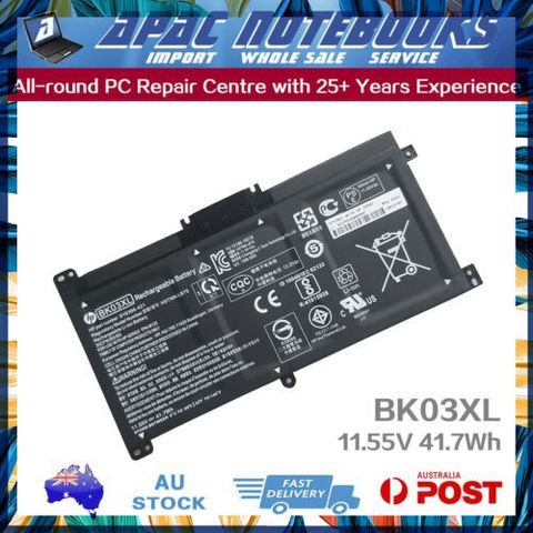 Pin Laptop HP Pavilion x360 BK03XL - Chính Hãng, Dung Lượng 41.7Wh, Thời Gian Sử Dụng 2.5-4 Giờ, Phụ Kiện Laptop Uy Tín