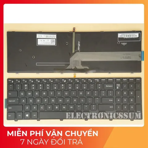[Có đèn] Bàn phím laptop Dell Vostro 3558,15 3558 PHỤ KIỆN LAPTOP