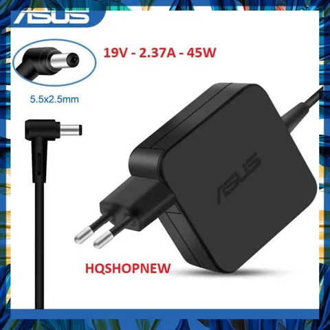 [Sạc zin] Sạc laptop Asus 19V - 2.37A - 45W chân to 5.5 x 2.5mm Chân nhỏ 4.0 x 1.35 mm PHỤ KIỆN LAPTOP