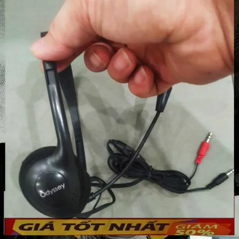 🔆 Tai nghe chụp tai Odssey OD-112 - jack 3.5mm audio và mic dùng cho sinh viên, văn phòng ,gia đình Nghe nhạc, Có Micro