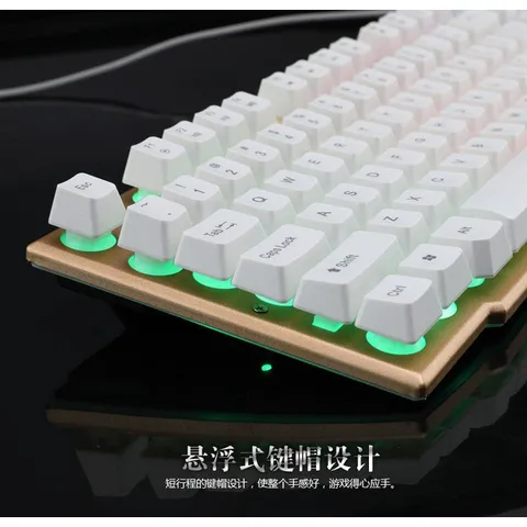 🔆 Combo Siêu Phẩm Bàn Phím Chuột Gaming EWEADN K006 ( TRẮNG )  Giả Cơ LED 7 mầu RGB Chống Nước - Sức Mạnh Cho Mọi Nhu C