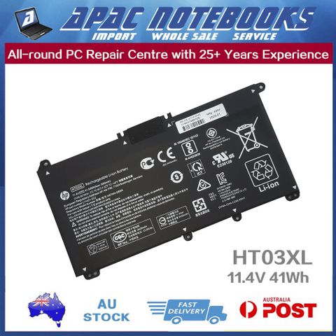 Pin Laptop HP HT03XL 14-CE 14-CF 14-CK 14-CM 14Q-CS 14S-CF 14S-CR 14S-DK 14s-dk0117AU HSTNN-DB8R 41.04Wh Chính Hãng, Bảo Hành 100%