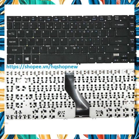Bàn phím laptop Acer Aspire R14 R3 - 471 Series Chất lượng cao, Gõ nhạy, Phụ kiện chính hãng cho R14 R3