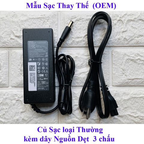 [Chân To] Sạc Laptop Dell 19.5V 4.62A (90w) Chân Kim To E6420 E6520 3442 3443 3543 (Adapter Dell 19.5V - 4.62A 90w)