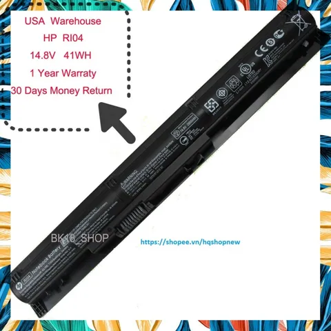 PIN Laptop HP RI04 HSTNN-PB6Q HP ENVY 15 15-q001tx PHỤ KIỆN LAPTOP