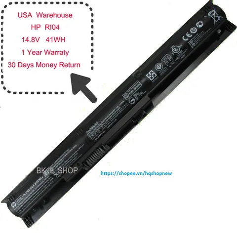 PIN Laptop HP RI04 HSTNN-PB6Q HP ENVY 15 15-q001tx PHỤ KIỆN LAPTOP