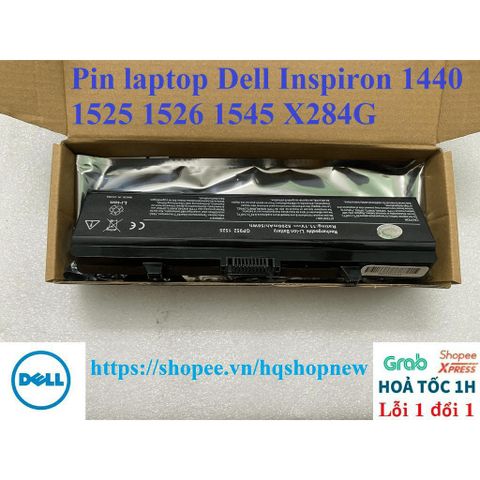 Pin Laptop Dell Inspiron 1440 1525 1526 1545 X284G - Pin 6 Cell Chất Lượng Cao, Phụ Kiện Hàng Chính Hãng 100%