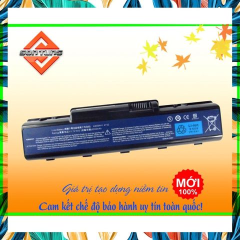 Pin Laptop ACER D725, E430, G630 - Pin Li-ion 11.1V 5200mAh 6 cells Thay Thế, Bảo Hành 9 Tháng