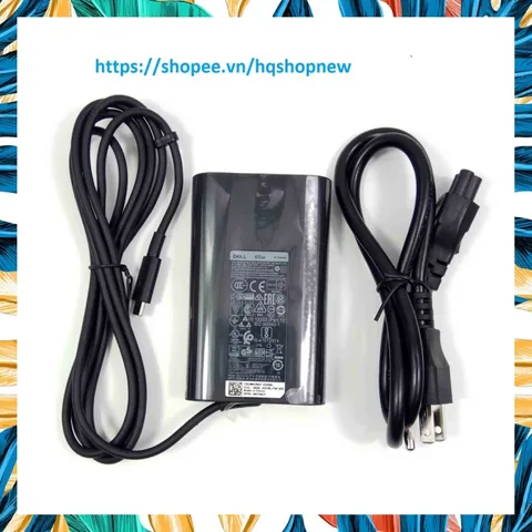 [Sạc zin] Sạc Laptop Dell 20V 3.25A 65W chân C type c PHỤ KIỆN LAPTOP