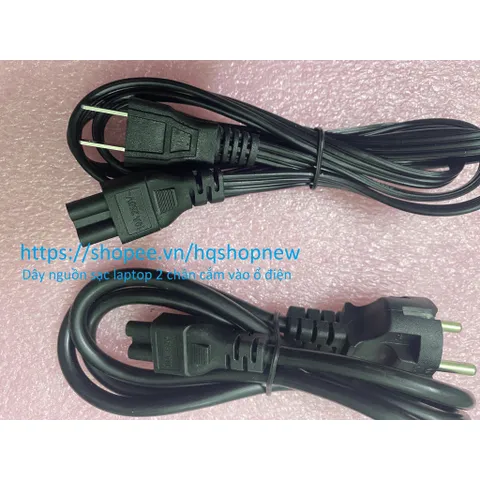 [Dây Xịn] Dây nguồn sạc laptop 2 chân cắm vào ổ điện PHỤ KIỆN LAPTOP